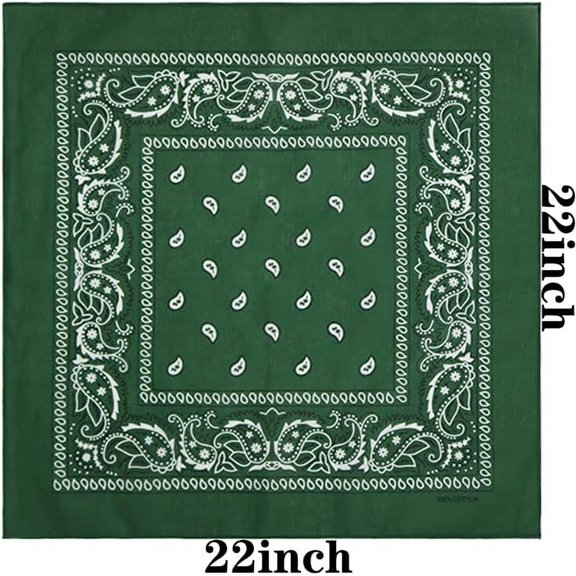 WEIFEI-16-30 Pieces Unisex Paisley Bandanas Bulk Multi-Purpose Headband Cowboy Head Wrap Scarf for Women Men Boys Girls