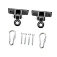 thumbnail image 2 of Perchas para columpios,Accesorios de montaje para colgadores de columpios de servicio,Tornillos incluidos Capacidad de 2400 lb Gancho a presión para colgar,Juego de trapecio de madera para, 2 of 10