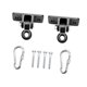 thumbnail image 2 of Perchas para columpios,Accesorios de montaje para colgadores de columpios de servicio,Tornillos incluidos Capacidad de 2400 lb Gancho a presión para colgar,Juego de trapecio de madera para, 2 of 10