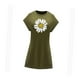 thumbnail image 5 of Vestido de Verano para Mujer, Vestido de Cuello Redondo para Vacaciones, Aniversario, Paseo, Regalo para Mujer S, 5 of 7