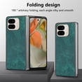 thumbnail image 5 of Allytechgroup Case for Google Pixel 9 Pro Fold, PU Leather Shell Compatible with Magsafe Slim Lightweight Shockproof Magentic Protective Back Cover for Google Pixel 9 Pro Fold, Green, 5 of 6