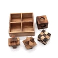 thumbnail image 3 of Caja de rompecabezas BSIRI Makes Happiness Happiness Happen Happiness Hb3F Wood 4 Games, 3 of 9