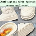 thumbnail image 3 of Women's Winter Warm Snow Boots, Waterproof Mid Calf Boots Outdoor Anti-slip Height Increase Shoes Warm Comfortable Winter Shoes, 3 of 6