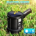 thumbnail image 3 of Spotlight Flashlight Outdoor, 900,000 Lumen Brightest Rechargeable Spotlight with Solar Panels &amp; 6 Modes, Powerful LED Spotlights 30H Long Runtime, Large Handheld Spot Light for Boating Hunting, 3 of 8