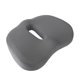 thumbnail image 4 of Almohada de donut, cojín ortopédico de donut de oficina, espuma viscoelástica, cojín de asiento suave y transpirable, color gris, 4 of 8