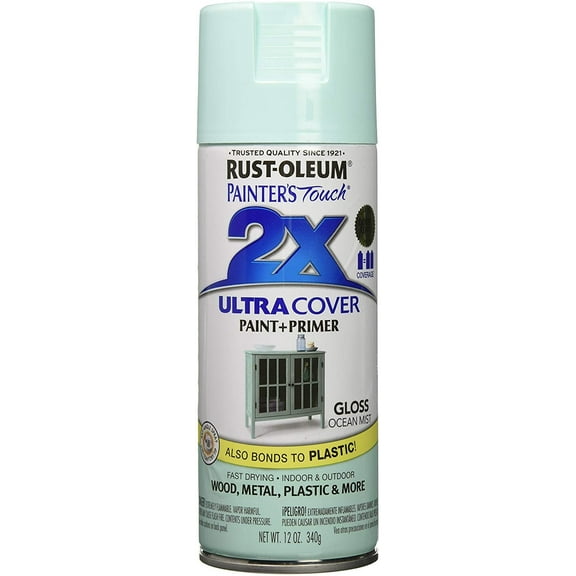 Rust-Oleum Painter's Touch Ultra Cover Ocean Mist Gloss 12 oz Spray Paint