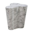 thumbnail image 6 of TOV Furniture Slab Marble Free-form Shaped Short Side Table, 6 of 6