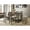 Gray, variant on 7 Pcs Counter Height Dining Room Ii Weathered Gray Finish, Rectangular Table For Various Settings, Chairs & Stools Made Of Quality Composite Wood Veneer, 220lbs Weight Capacity Per Seat Ii,