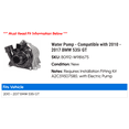 thumbnail image 2 of Water Pump - Compatible with 2010 - 2017 BMW 535i GT 2011 2012 2013 2014 2015 2016, 2 of 2