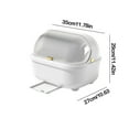 thumbnail image 3 of EGNMCR Kitchen Drainage Dish Rack With Lid Chopsticks Storage Box Household Floor Dish Drainer Tableware organizer, 3 of 6