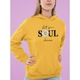thumbnail image 2 of Lets Your Soul Shine Daisy Hoodie Women -Image by Shutterstock, Female x-Large, 2 of 4