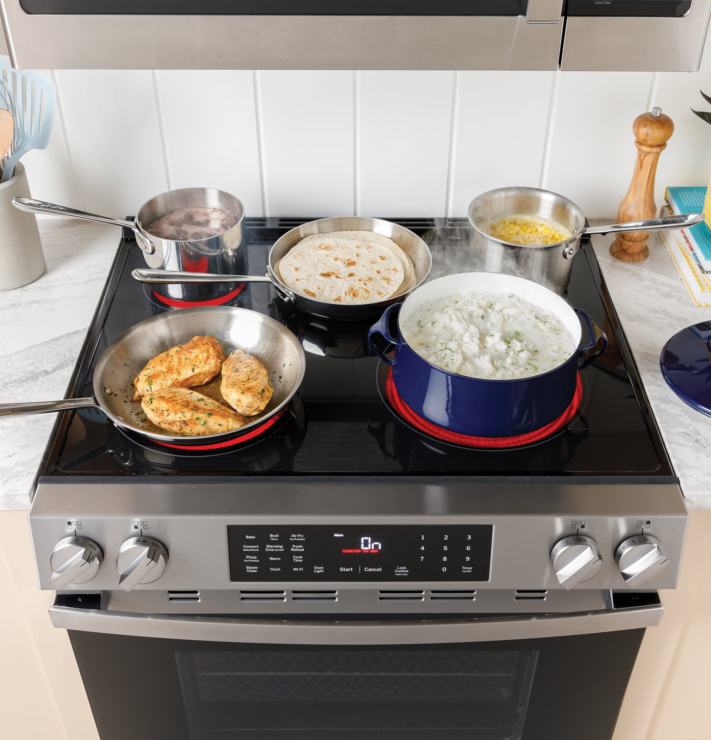 GE Appliances 30 in Electric Range in Stainless Steel