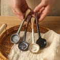 thumbnail image 3 of Rustic Stoneware Coffee Spoon for Tea, Dessert & Jam, 6-Inch Ceramic Stirring Spoon, 3 of 6