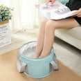 thumbnail image 5 of Foldable Water Basin Foot Soaking Bucket | Large Capacity Portable Cloth 31x20cm | Leakproof Double-Layer Build | With Storage Bag | Durable Hot Water Spa Container, 5 of 6