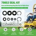 thumbnail image 5 of TAPDRA Quality Lawn Mower Seal and Retaining Ring Kit for RZT Series Models Easy Install Direct Replacement Tested Materials, 5 of 5