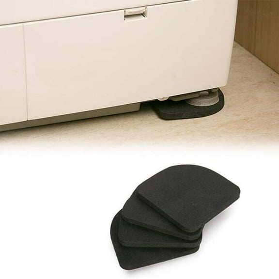 Faitaliicy 4 Pack Anti-Vibration Washer Mat, Shock Absorbing Washer Pads, Anti-Skid Protector Mat Shock Absorbers Noiseless Pad for Washing Machine Dryer