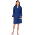 thumbnail image 3 of TowelSelections Women's Robe, Turkish Cotton Short Terry Bathrobe X-Large B. Iris, 3 of 5