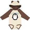 thumbnail image 3 of Inktastic Cool As A Penguin Boys or Girls Long Sleeve Baby Bodysuit, 3 of 5