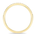 thumbnail image 2 of SZUL Women's 1/6 Carat TW Thin Diamond Band in 10K Yellow Gold (J-K-L Color, I2-I3 Clarity) (Wedding, Fashion or Stackable Band), 2 of 5