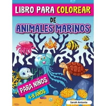 Libro para Colorear de Animales Marinos para Niños: Libro para Colorear de Criaturas Marinas, Páginas para Colorear de l, (Paperback)