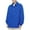 Blue, variant on Wyobmus Men's Lightweight Bomber Jackets Cozy Loose Flip Collar Workwear Jacket Full Zip Windproof Work Coats Black