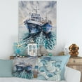 thumbnail image 1 of Designart Two Fishing Boats Before A Storm Anchored Canvas Wall Art, 1 of 4