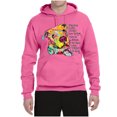 thumbnail image 3 of Colorful Pitbul | People Will Know How Large Your Soul | Dean Russo Art Animal Lover Unisex Hoodie Sweatshirt, Neon Pink, Medium, 3 of 6