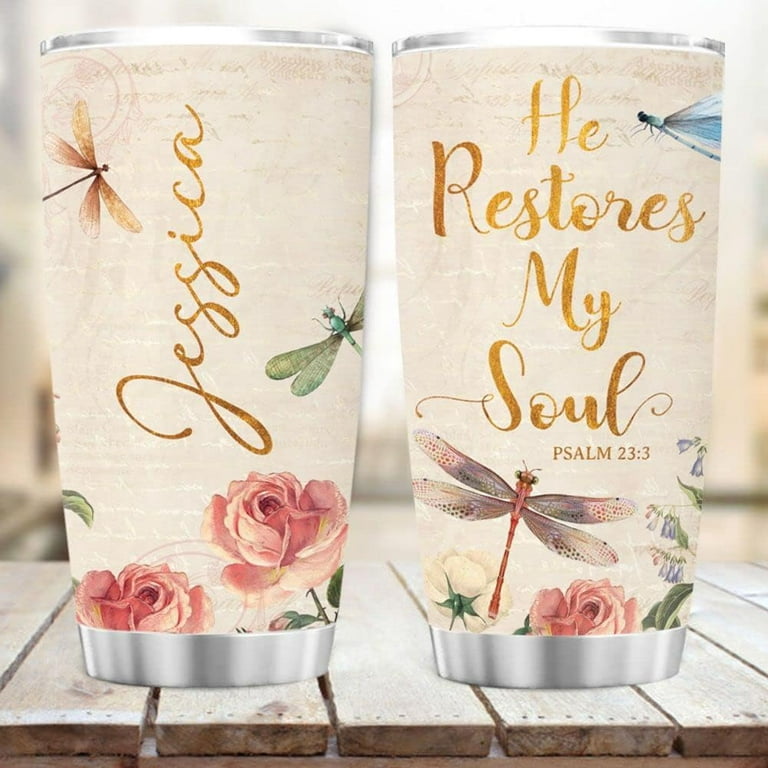 TheUnifury Personalized Christian Tumblers For Women - Stainless