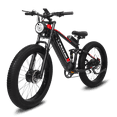 thumbnail image 3 of Cleytro Adult Electric Bike, Dual Motor, 52V 22Ah UL2849 Removable Lithium Battery 26 inch Fat Tire Off-Road Electric Mountain Bike, 7 Speeds, 3 of 9