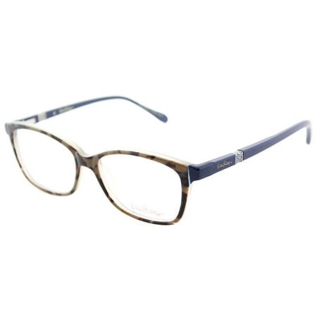 - Lilly Pulitzer BOHDIE Eyeglasses 50 Mocha Navy