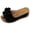 Black, variant on Dakaela Womens Summer Beach Sandals Open Toe Low Wedge Slip on Slides Ladies Casual Platform Flower Dressy Shoes Size 6-10 Black