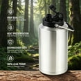 thumbnail image 4 of Ozark Trail 1 gal Stainless Steel Insulated Water Jug, Silver, 4 of 10