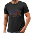 thumbnail image 5 of Busydd Independence Day T Shirts for Man Round Neck Short Sleeve Summer Tops 4th of July American Flag Print Patriotic Tees Casual Comfy Cotton T Shirts, 5 of 5
