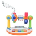 thumbnail image 4 of Instruments de Musique pour Bébé, Piano à Pattes Musicales, Tambours, Jouets en Plastique Résistant à l'Usure, Multi-Usages pour Outils Éducatifs, Cadeaux, 4 of 8