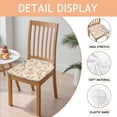 thumbnail image 2 of Pioneer Flower Floral Print Pattern Seat Covers for Dining Room Chairs Set Of 4,Stretch Printed Washable Chair Seat Cover with Elastic Ties and Button,Removable Waterproof Couch Cushion Covers, 2 of 6