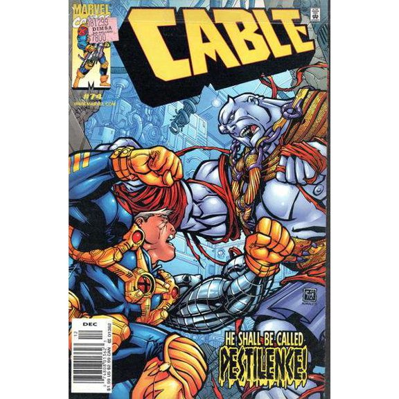 Cable #74 (Newsstand) VF ; Marvel Comic Book