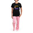 thumbnail image 4 of CafePress - Rocks Spectrum Autism Women's Dark Pajamas - Women's Short Sleeve Print T-Shirt and Pants Dark Cotton Pajama Set, 4 of 7