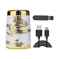 thumbnail image 3 of Mini maquinilla de afeitar eléctrica para hombres, recortadora de barba Facial húmeda y seca, afeitado conveniente Blanco, 3 of 8