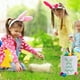 thumbnail image 4 of Colorful Wave Embroidered Canvas Yarn Skirt Easter Candy Bag, 4 of 6