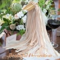 thumbnail image 4 of NOGIS 20Pcs Ribbon Sticks Wands Streamers with Bells Silk Fairy Stick Party Ribbon Streamers for Wedding Party, Birthday and Holiday Activities-Champagne, 4 of 4
