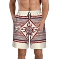 thumbnail image 1 of Balery Fashion Tatreez Traje de Baño Estilo Hawaiano para Hombre, Shorts de Secado Rápido con Bolsillos-XX-Large, 1 of 6
