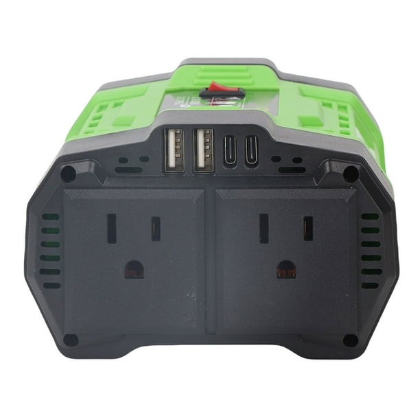 Inverter de Alimentació de Automóvil, 2 USB 200W Aplicacia de Amplio Inversor de Automóviles de Automóviles para Computerador