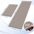 thumbnail image 2 of StepRite Kitchen Mats, 2PCS Kitchen Rugs, Cushioned Anti Fatigue Kitchen Mats for Floor, Non-Slip Standing Desk Mat, Waterproof Kitchen Rug Set for Kitchen, Floor, Office, 17.3"x30"+17.3"x47", Khaki, 2 of 13