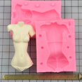 thumbnail image 2 of de Silicona para El Cuerpo de La Muñeca, Herramienta para Hornear, Decoración de Pasteles, para Pudín de Fondant #2 Baoblaze Moldes de cuerpo de muñecas, 2 of 8
