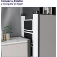 thumbnail image 4 of Escalera Plegable Multifuncional Bluelander, Tipo Tijera 3 Peldaños, Antideslizante, Blanco, 4 of 5