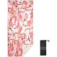thumbnail image 2 of SKYSONIC Beach Towels 30"x60", Colorful Flamingo Camping Towels Animal Sand Free Beach Towel, Large Beach Towels Quick Dry Bath Travel Towels Pool Yoga Beach Mat for Men Women, 2 of 7