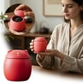 thumbnail image 3 of AFACUHX Ceramic Cat Design Tea Canister with Lid 180ml Mini Storage Jar for Tea Coffee Herb Sugar Spice Protective and Airtight for Home Kitchen Decor, 3 of 9