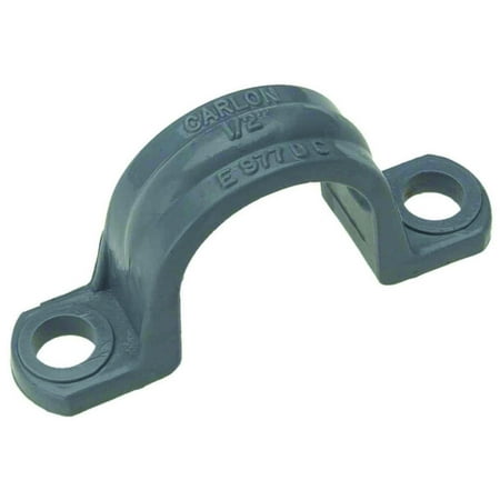 Carlon E977DC25-UPC Conduit Clamp, 1/2 in, PVC, Gray