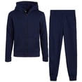 thumbnail image 6 of Real Love Girls Jogger Set - Fleece Zip Up Hoodie Sweatshirt and Sweatpants 2 Piece Activewear Set, 6 of 7