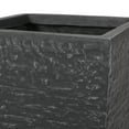 thumbnail image 4 of Noble House 12.5" x 12.5" x 26.5" Square Gray Concrete Plant Planter, 4 of 6